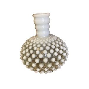 Vintage Fenton hobnail perfume bottle